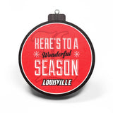 Louisville Cardinals 3D Logo Ornament