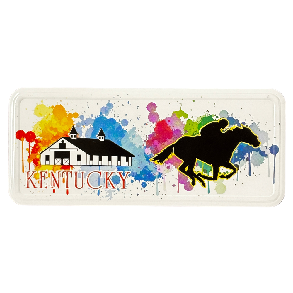 Kentucky Horse Farm Paint Splatter Magnet