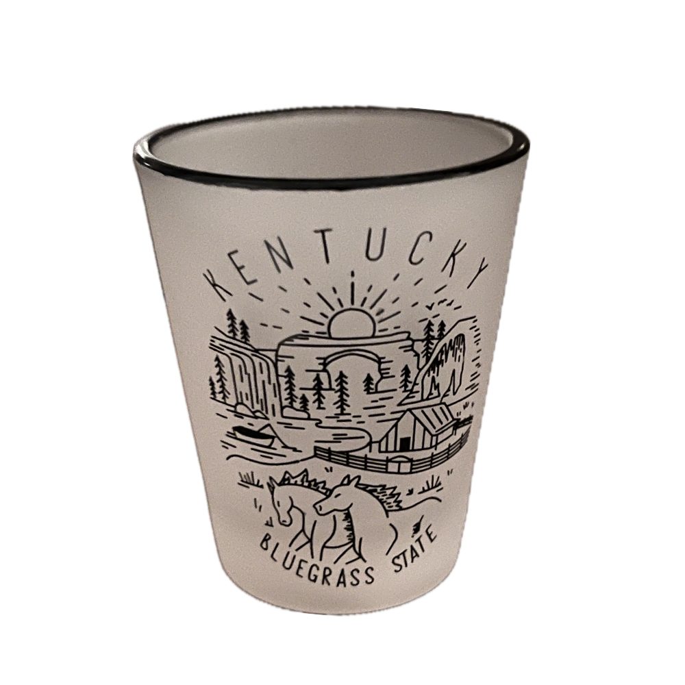 882-697 Jumbo Bourbon Line Art Shot Glass (1)