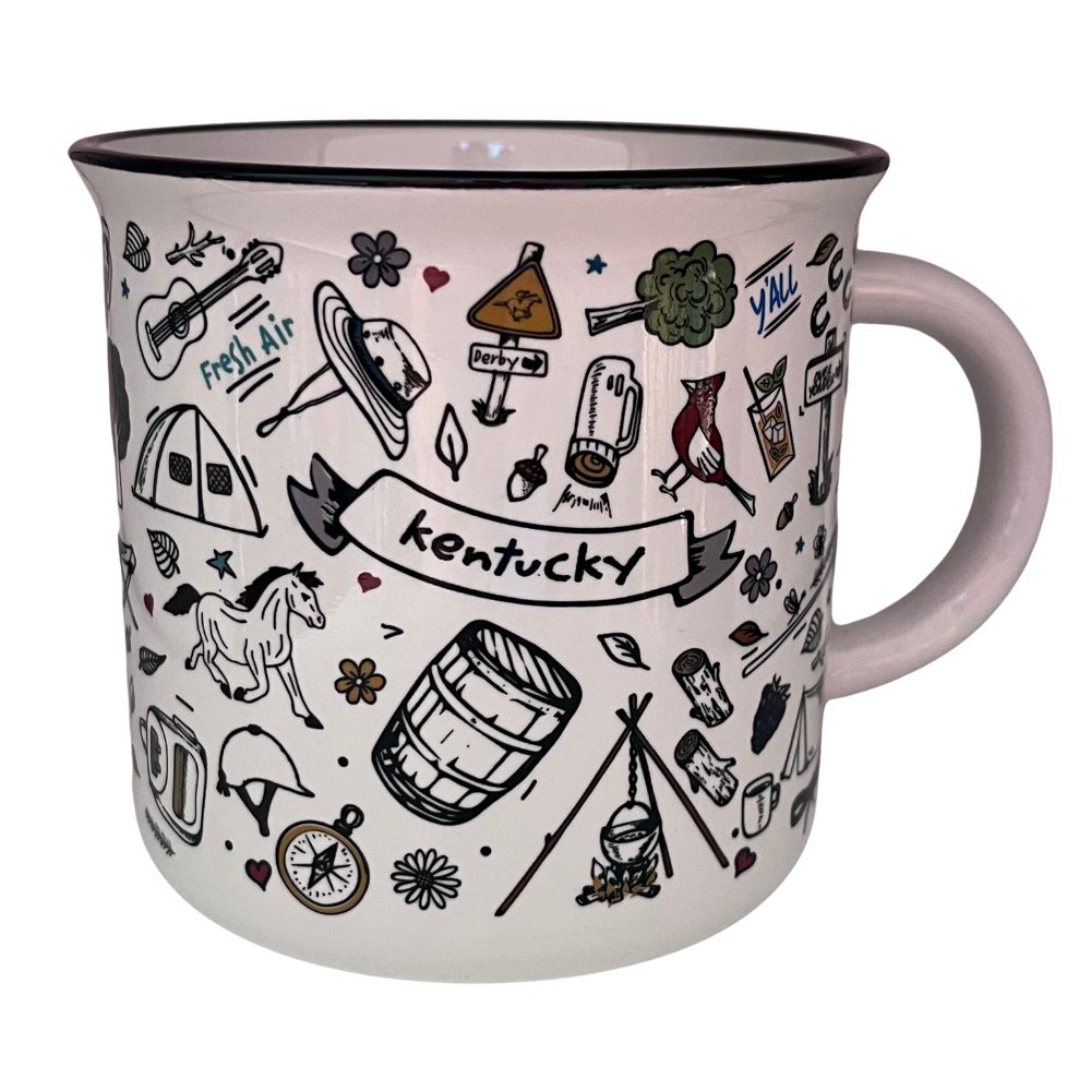 882-709 _ KY Camp Icons Campfire Mug