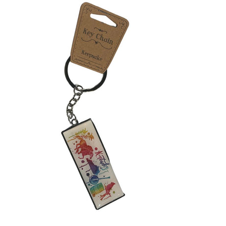 KY Watercolor Icons Keychain