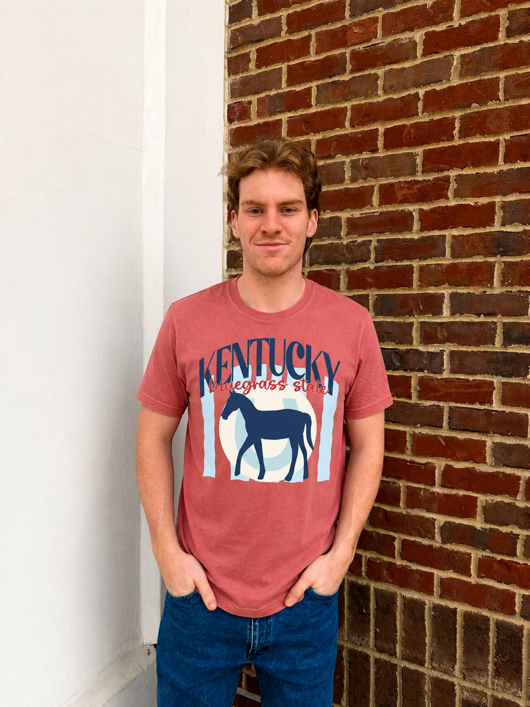 Bluegrass State Pride Kentucky Horse Comfort Colors T-Shirt