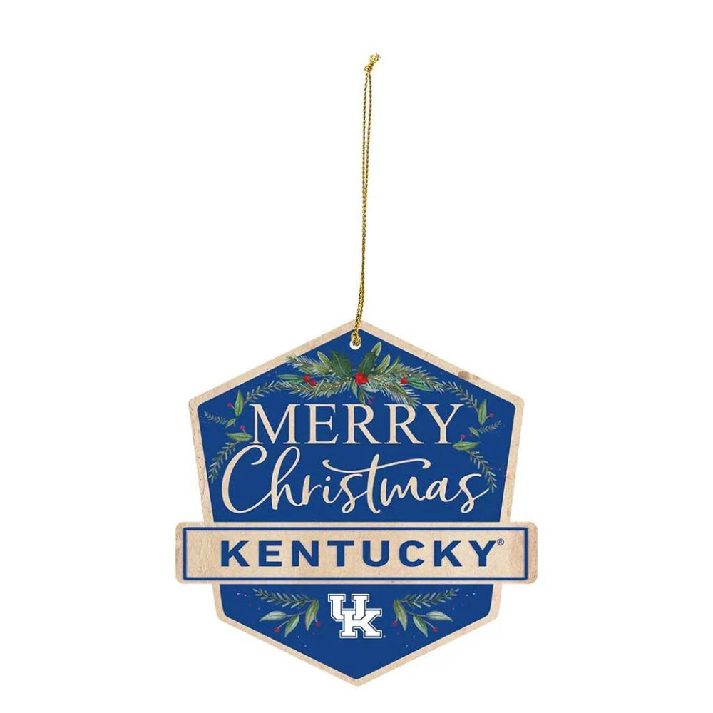 Kentucky Wildcats Christmas Plaque Ornament