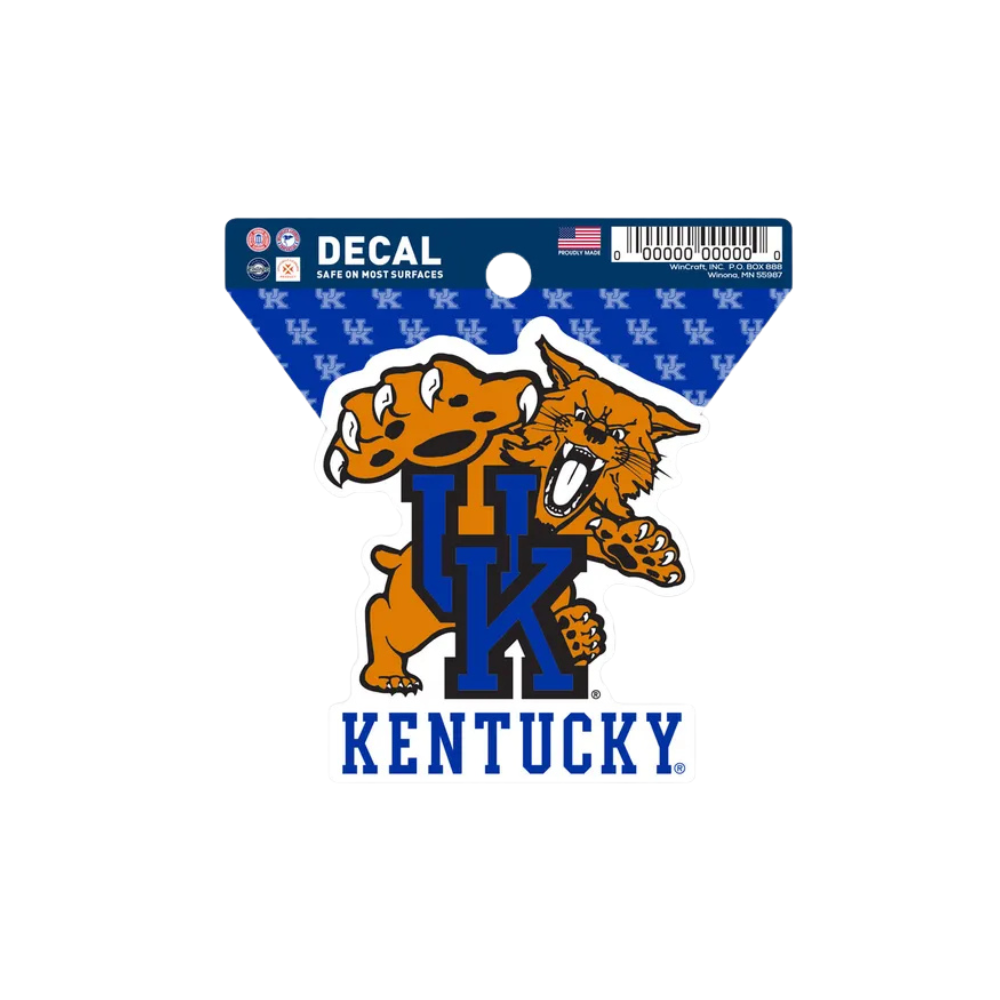 Kentucky Vault Gold Wildcat 3" x 4" Decal