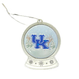 University of Kentucky Snow Globe Pewter Ornament