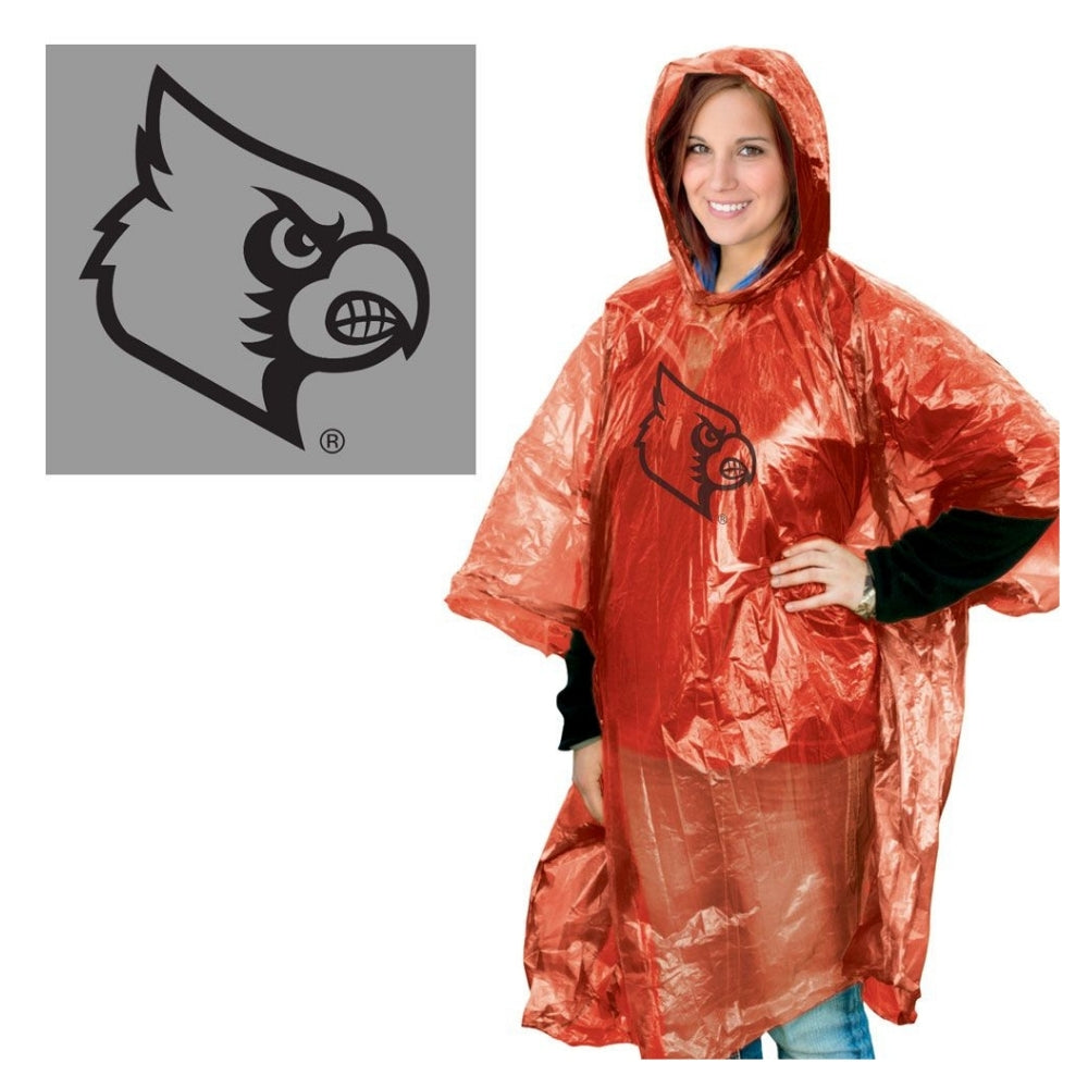 Louisville Cardinals Rain Poncho