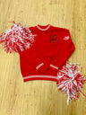 Louisville Cardinals Vintage Tri-Stripe Crewneck