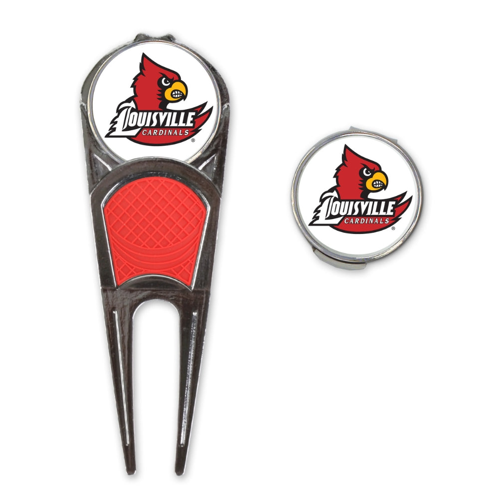 Louisville Cardinals Divot Repair Tool and Marker