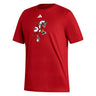 Adidas Cardinal Dunking Bird T-Shirt