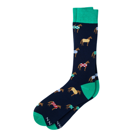 Horsin' Around Derby Horse Socks