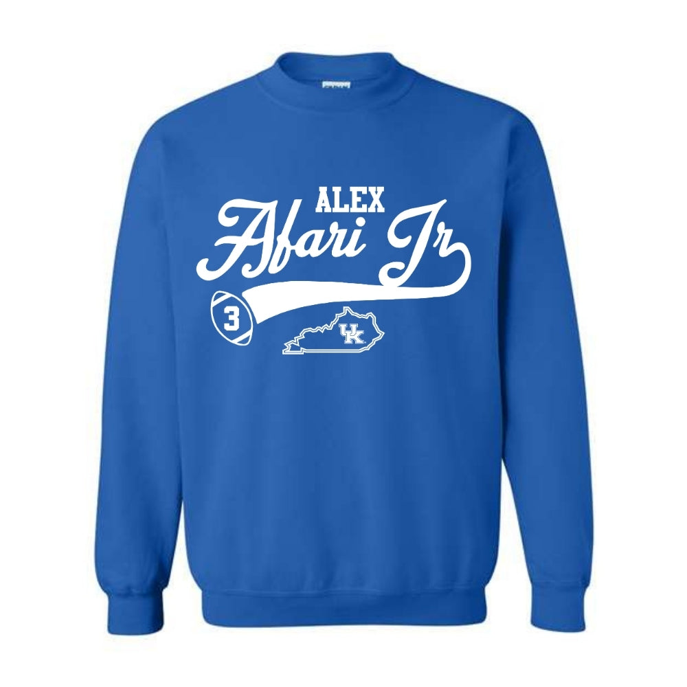 Alex Afari Jr. Flair Script Crewneck