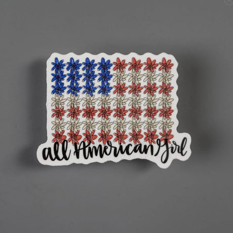 All American Girl Sticker