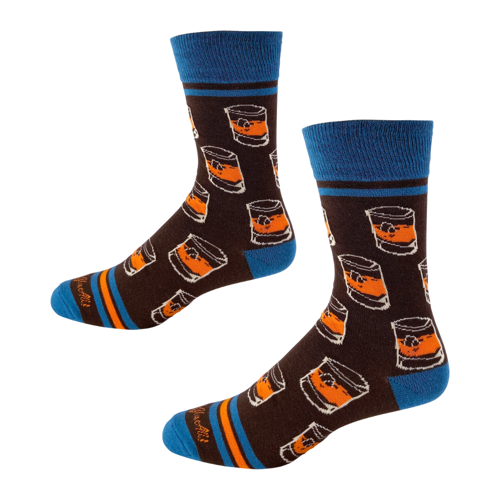 Bourbon on the Rocks Socks