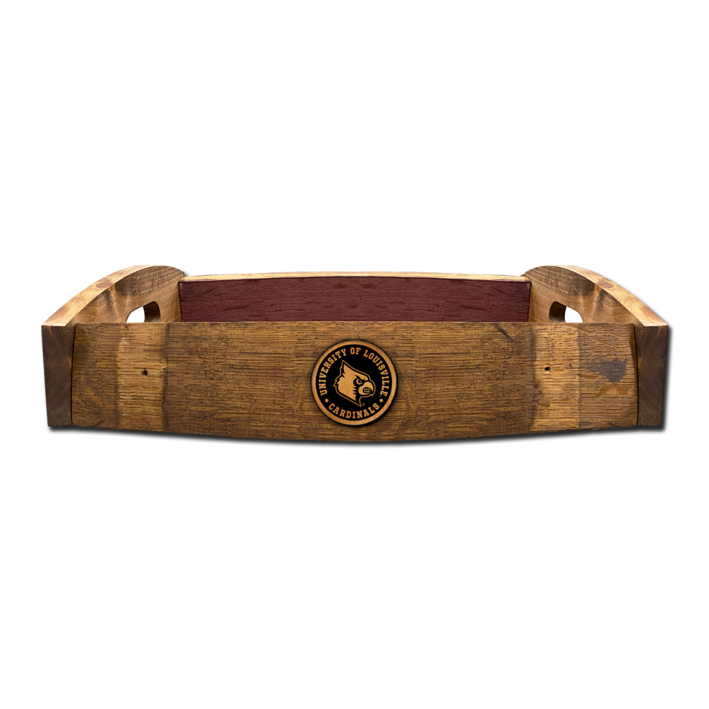University of Louisville Barrel Stave Tray