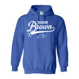 Barion Brown Flair Script Hoodie