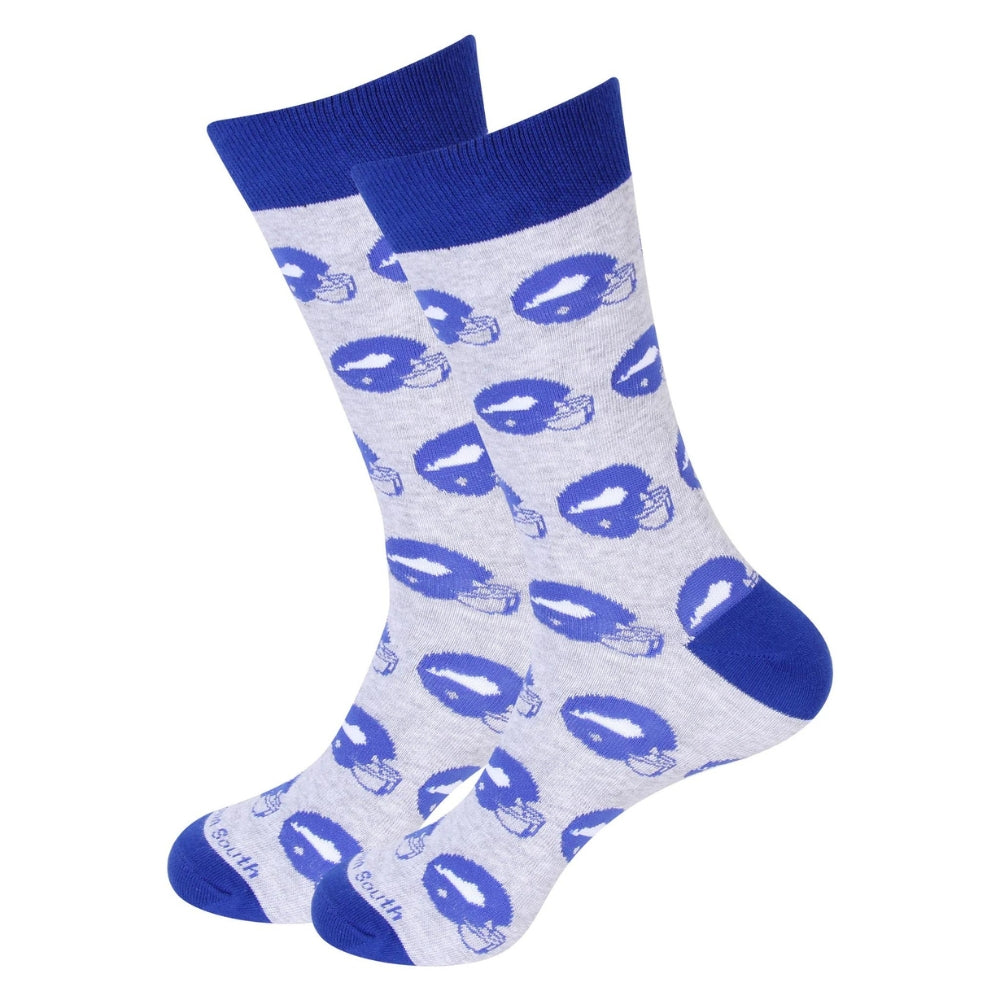 State in Football Helmet Socks