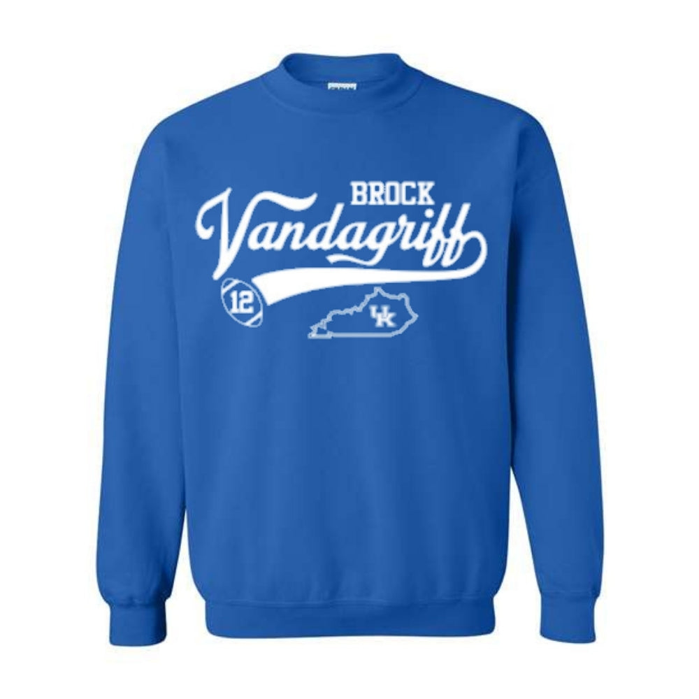 Brock Vandagriff Flair Script Crewneck