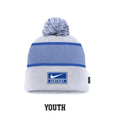 Youth Nike Wildcat Peak Cuff Pom Beanie