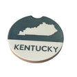 KY Navy State Car Coaster