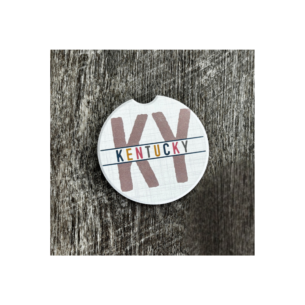 KY Kentucky Car Coaster
