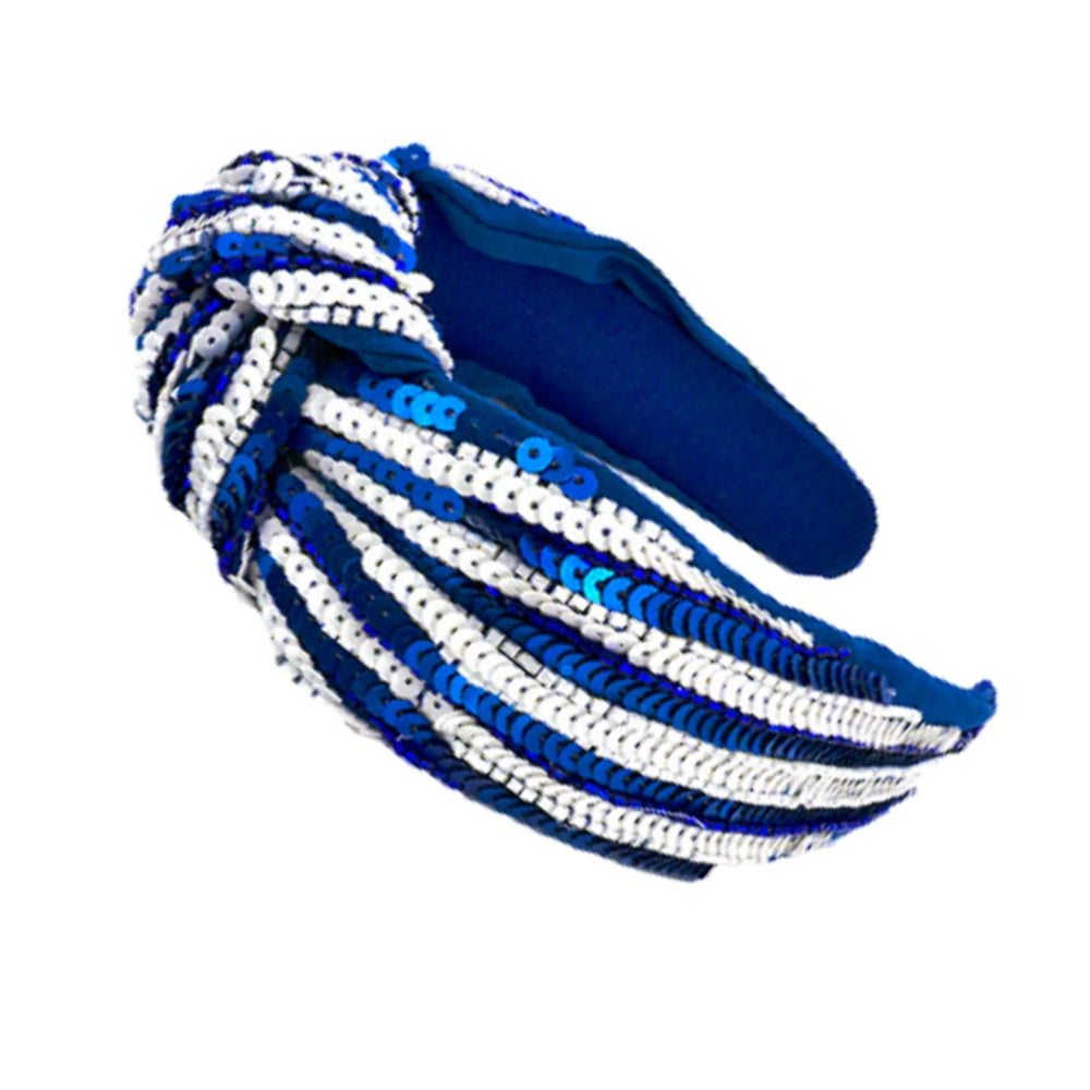 Game Day Stripe Sequin Headband