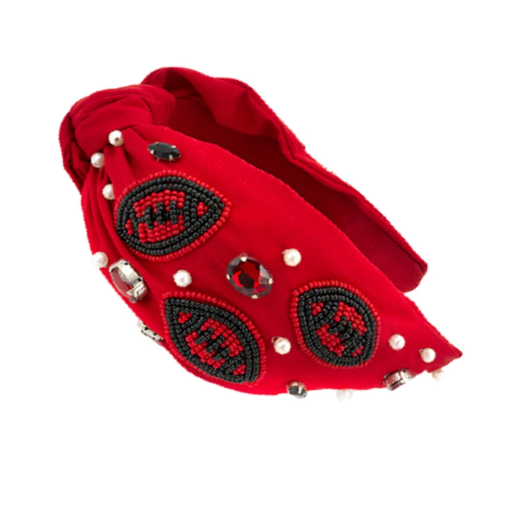 Louisville Football Bead Headband