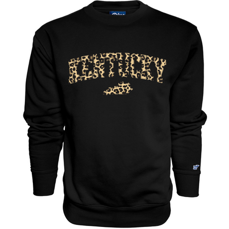 Kentucky Leopard Arch Crewneck