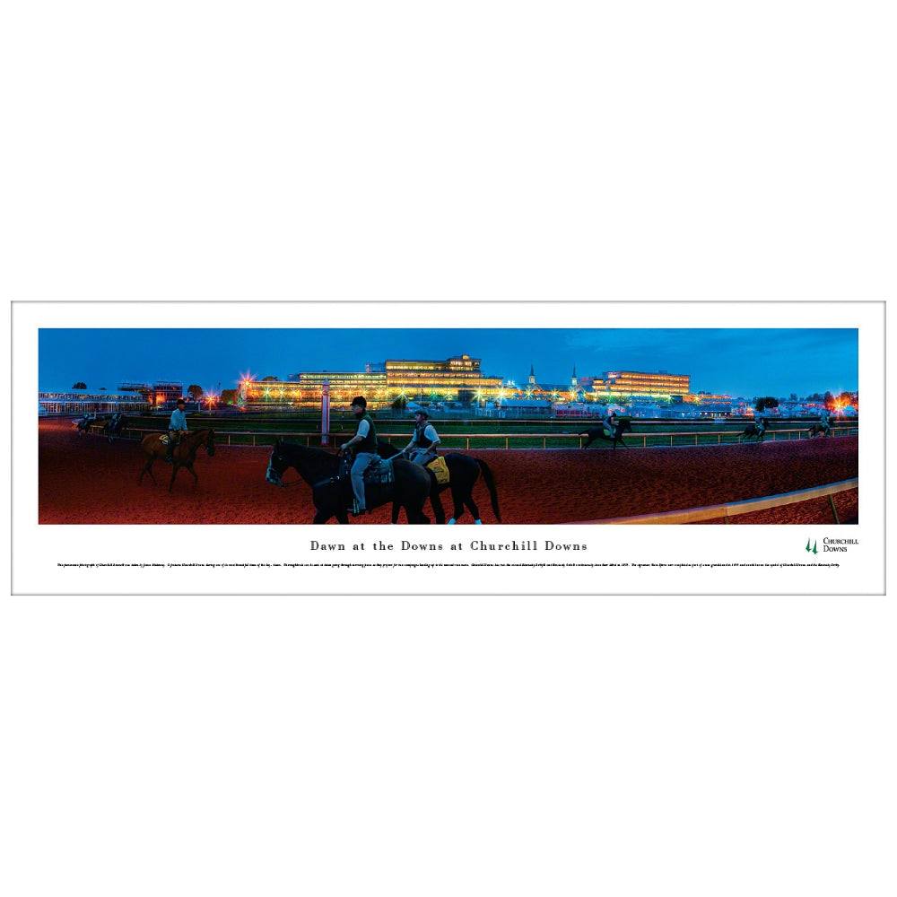 Dawn at Churchill Downs Panorama Print