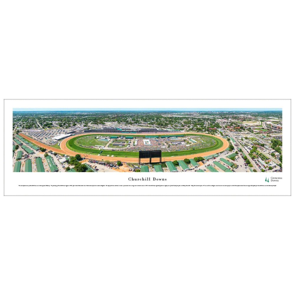 Churchill Downs Aerial Panorama Print