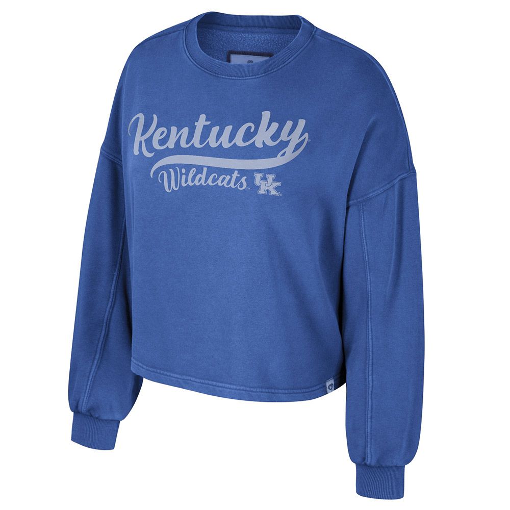 Kentucky Wildcats Washed Fleece Crewneck