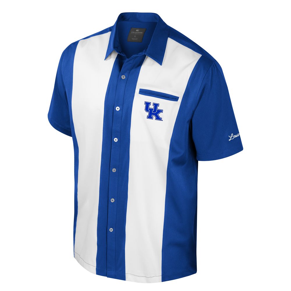 Camisa con botones para jugar a los bolos Strike – Kentucky Branded