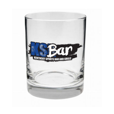 KSBar Logo Rocks Glass