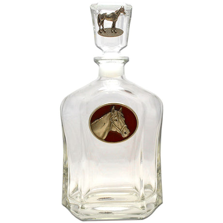 Amber Racehorse Decanter