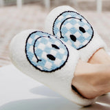 Checkered Happy Face Slipper 2