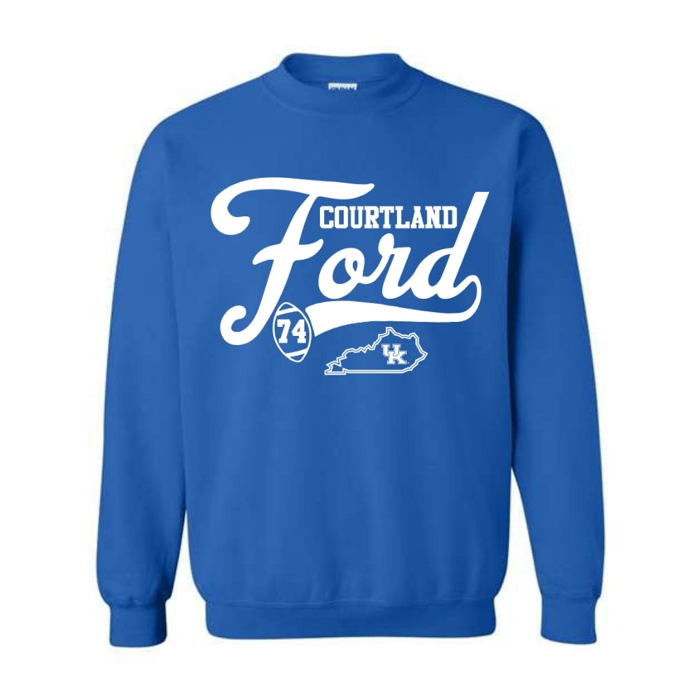 Courtland Ford Flair Script Crewneck