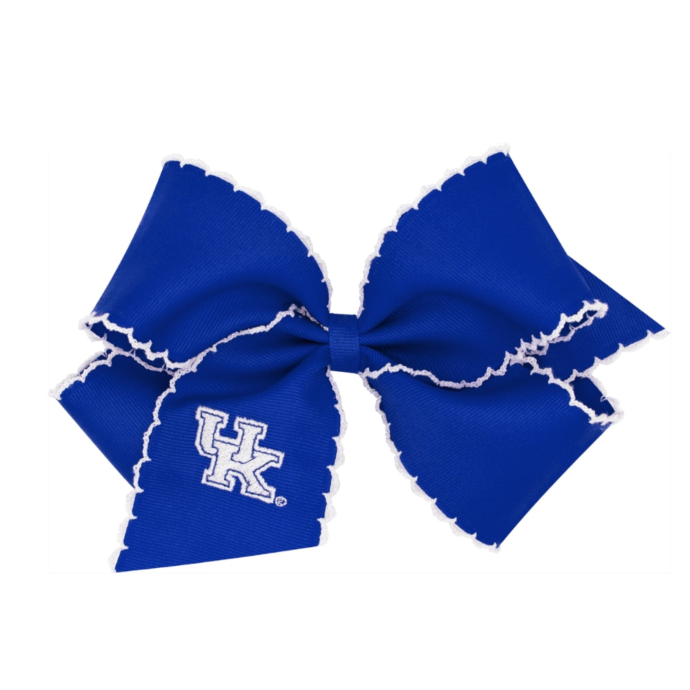 Kentucky Moon Stitch Edge Grosgrain King Hair Bow