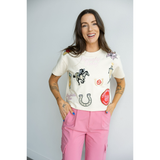 Kentucky Derby All Over Crop T-Shirt