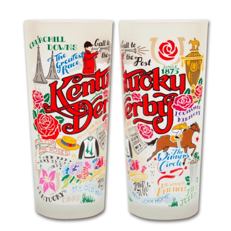 KY Derby 15oz Frosted Tumbler