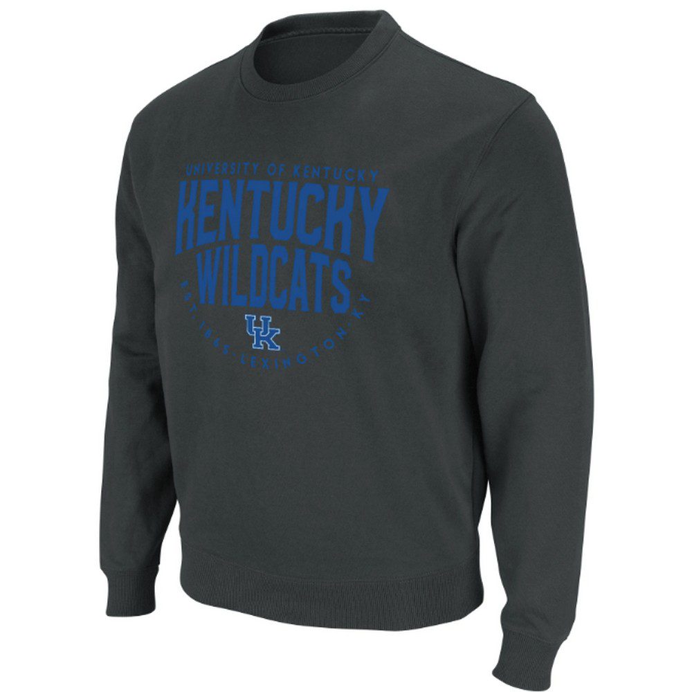 UK University Blk Crew Fleece