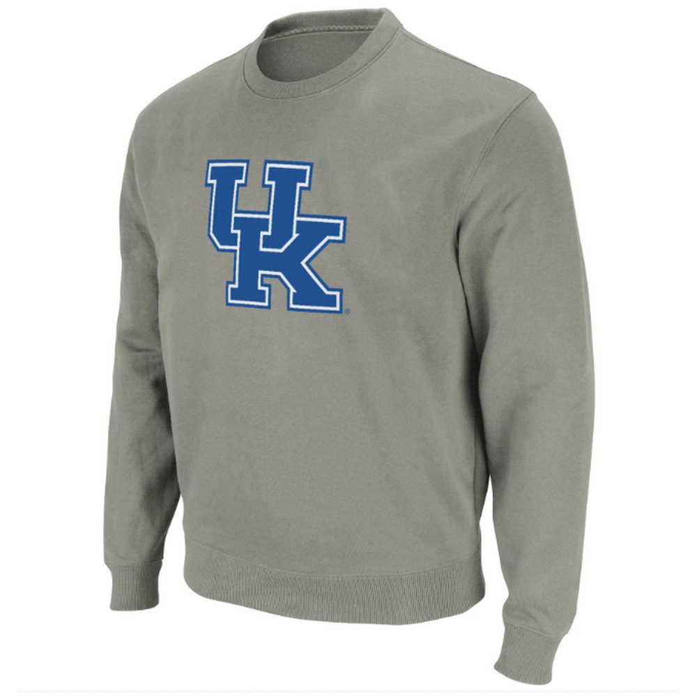 UK Grey Logo Crew Fleece