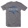 UK Grey Stencil BBall Tee