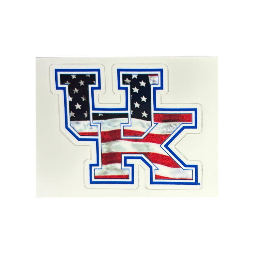 USA Flag 2" UK Interlock Sticker