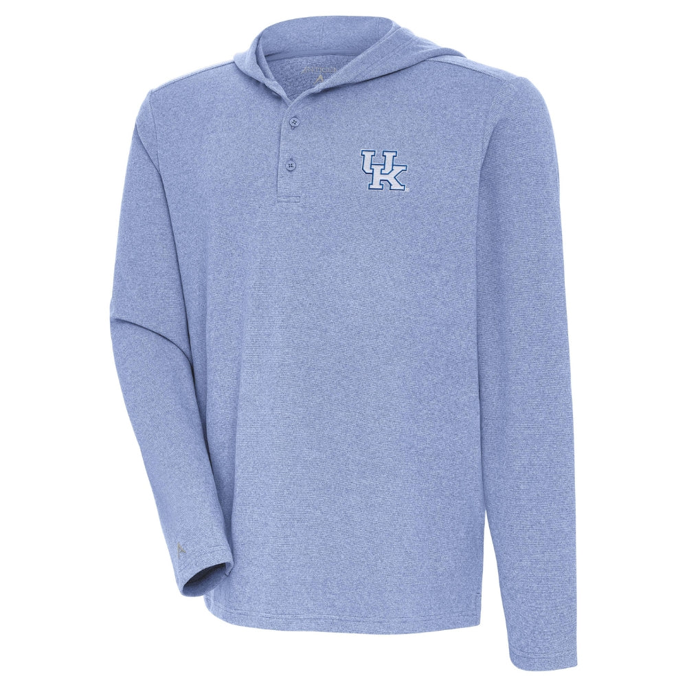 UK Interlock Dedicated Henley Hoodie