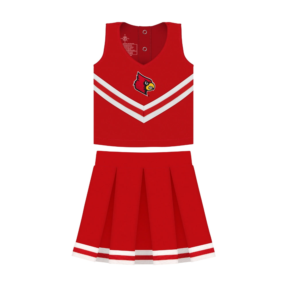 Louisville Cardinals Cheer Dress with Bloomer 2T