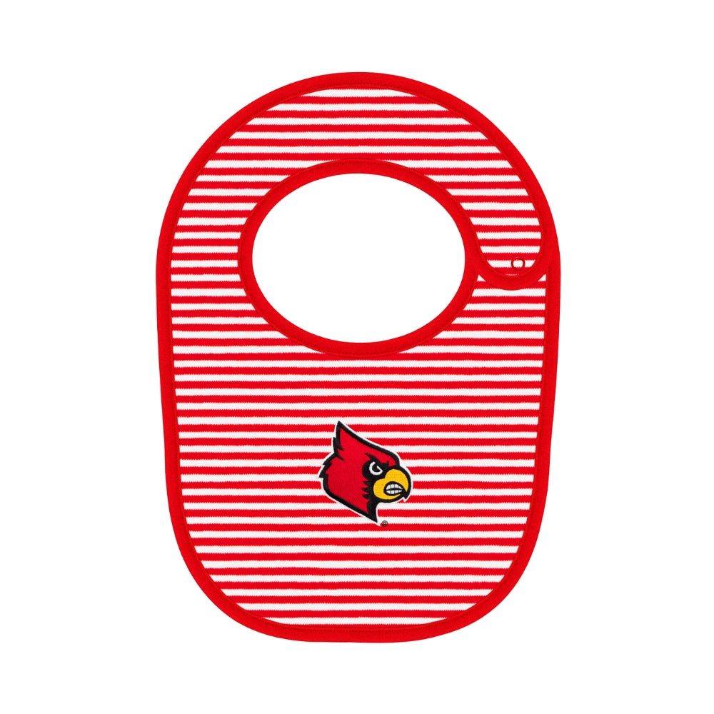 Louisville Cardinals Striped Bib