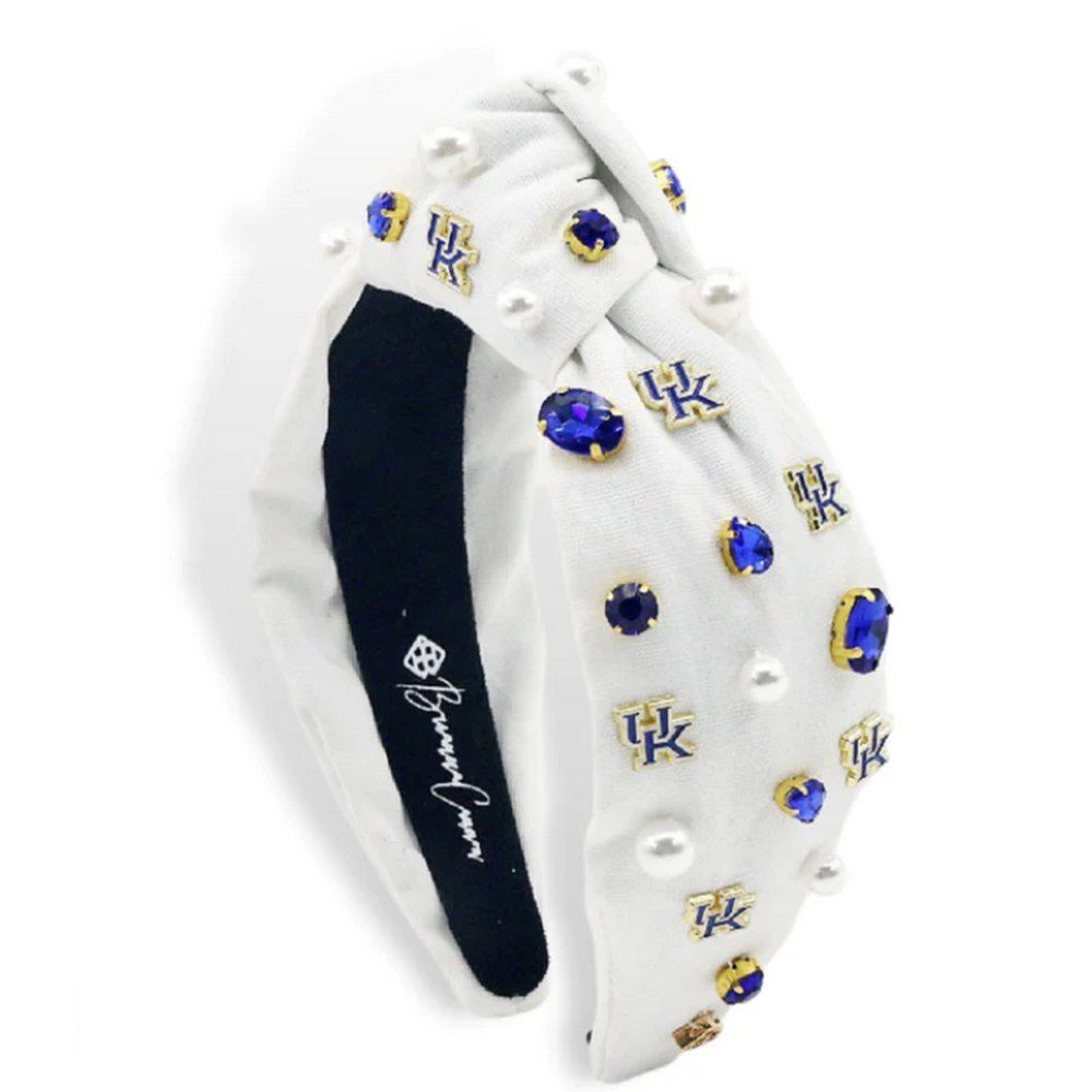 UK White Logo Headband