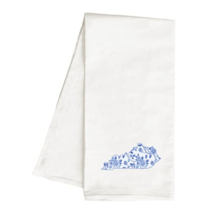 Blue Floral KY Hand Towel