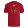 Adidas Louisville Cardinals Pregame T-Shirt