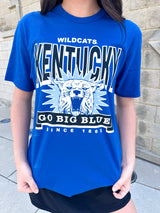 Kentucky Wildcats Go Big Blue Franklin T-Shirt