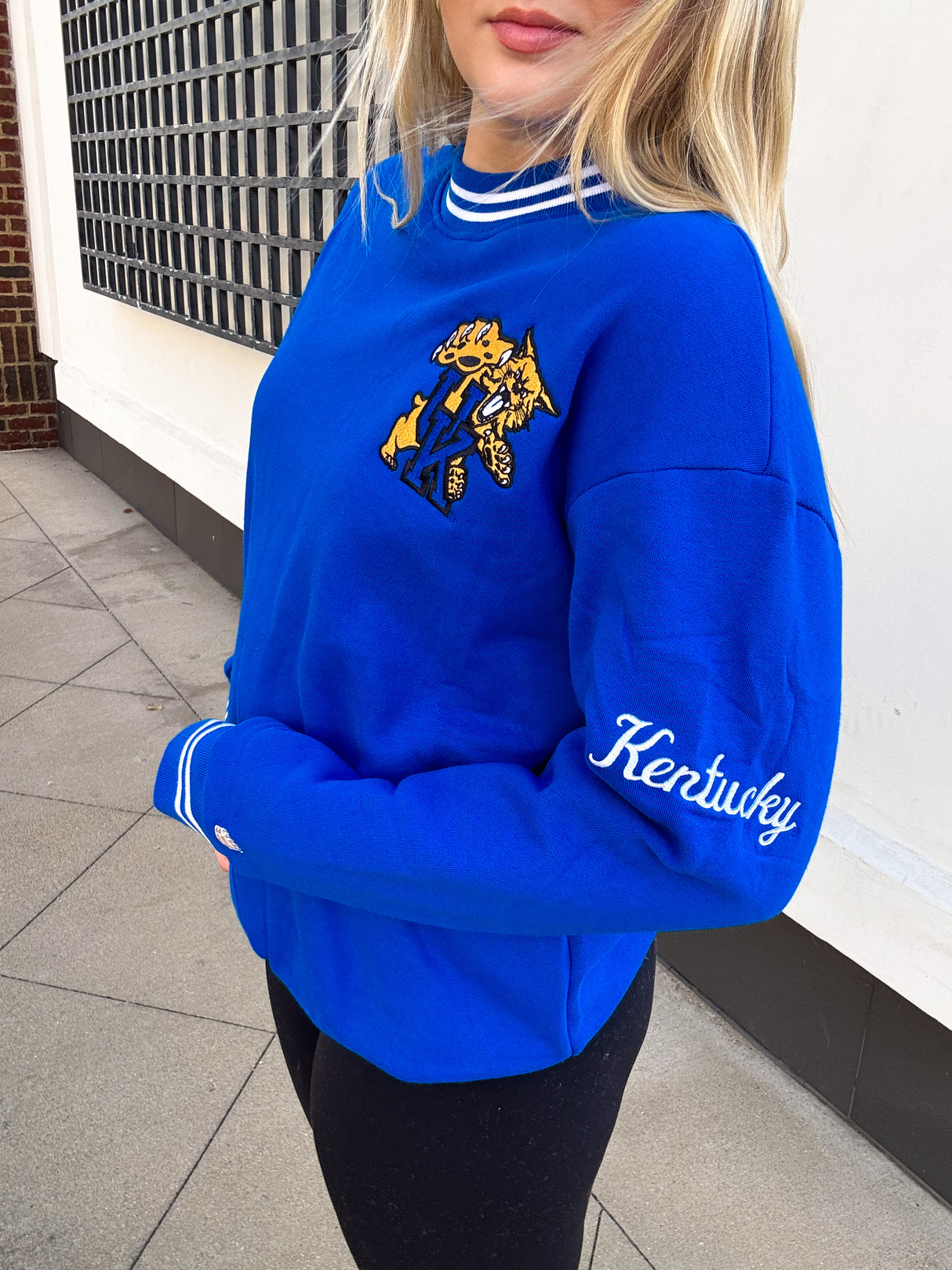 Kentucky Wildcats Vintage Tri-Stripe Crewneck